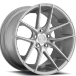 18" Inch Niche Targa Silver Machine Wheels Rims