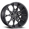 19" Inch Niche Staccato Matte Black Wheels Rims